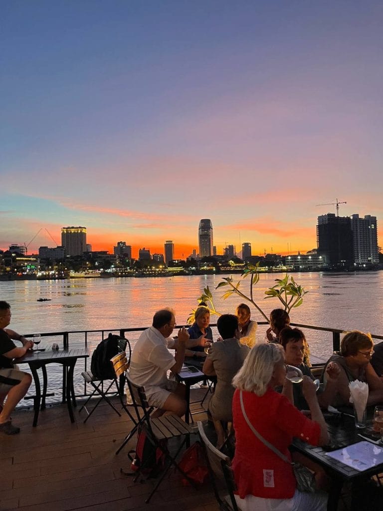 coucher de soleil phnom penh